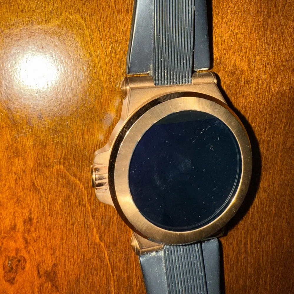 Michael Kors Black and Gold Smartwatch